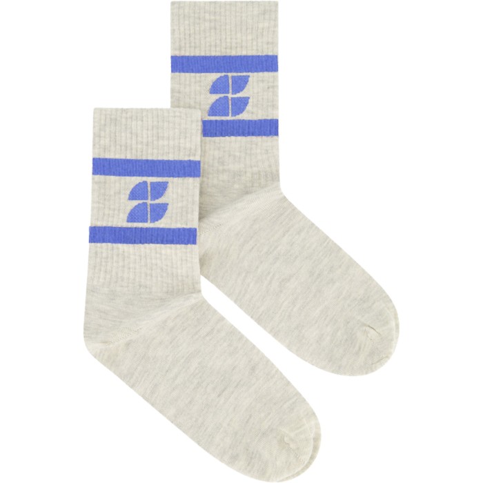 Logo socks queens blue