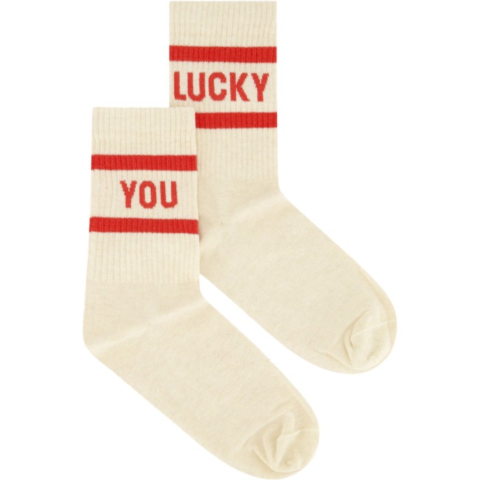 Lucky You Socks Poppy Red