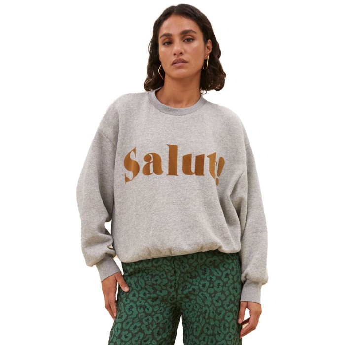 Bibi Salut sweater grey melee