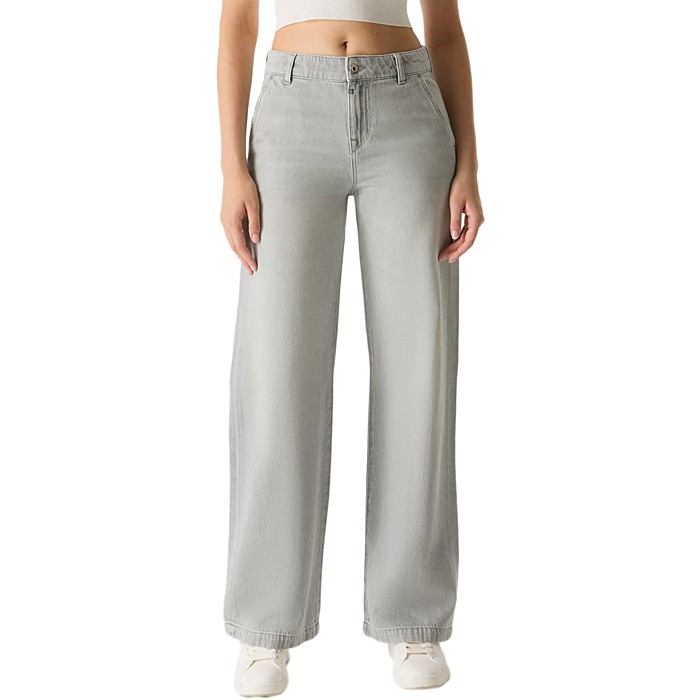 wide leg chino Light Grey