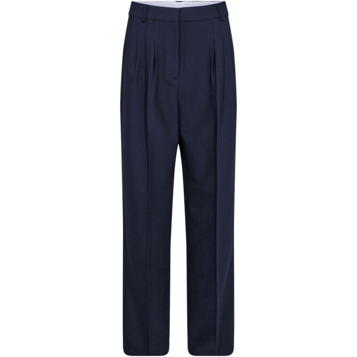 VolaCC Long Pleat Pant Navy