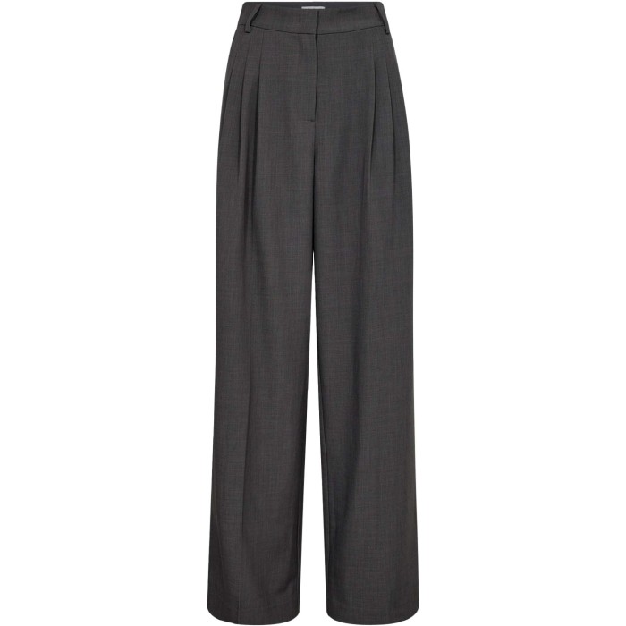 Liane CC pleat LL pant dark grey