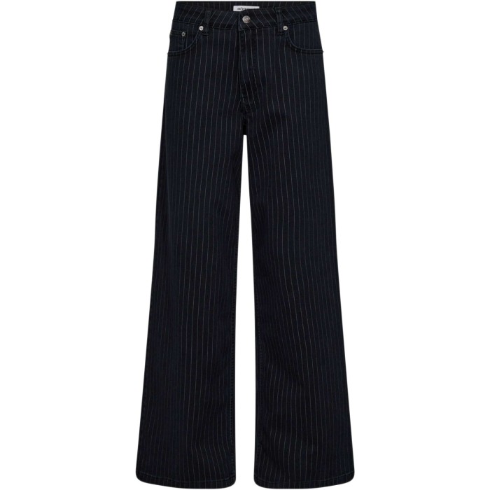 PinCC wide long jeans black