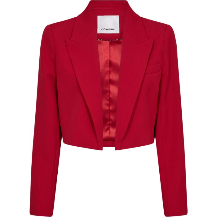 CadeauCC crop blazer flame