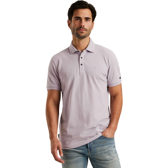 Short sleeve polo fine pique essen Iris