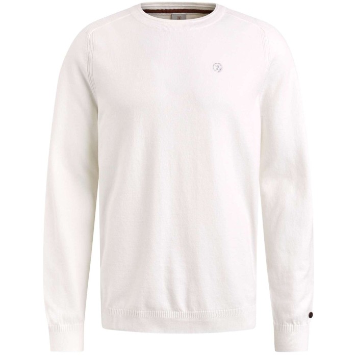 Crewneck essential cotton stretch Snow White