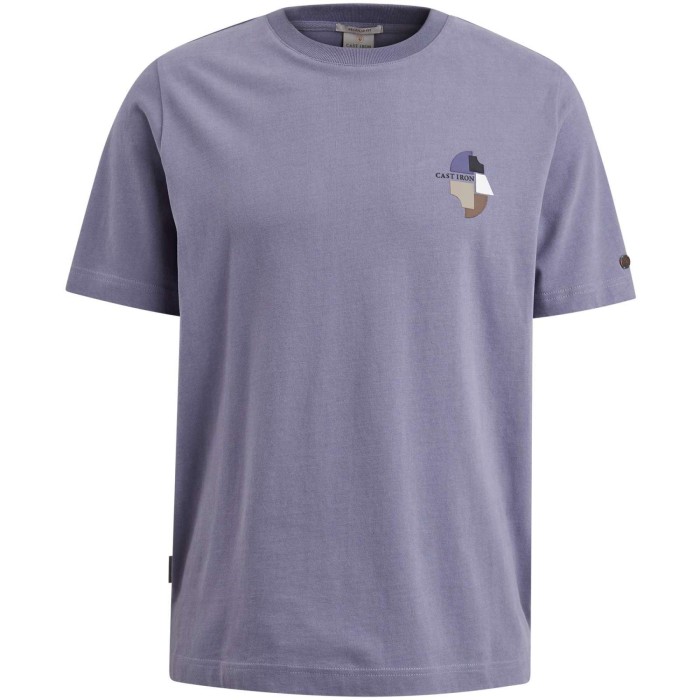 Short sleeve r-neck regular fit je Purple Sage