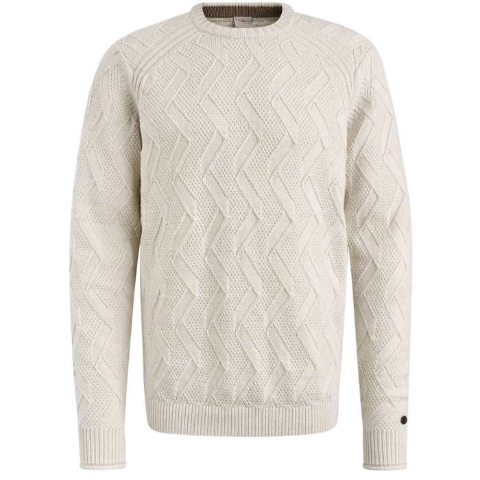 Crewneck soft cotton Silver Birch