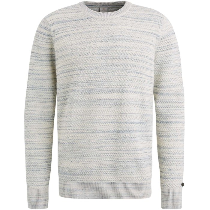 Crewneck recycled blend Silver Birch