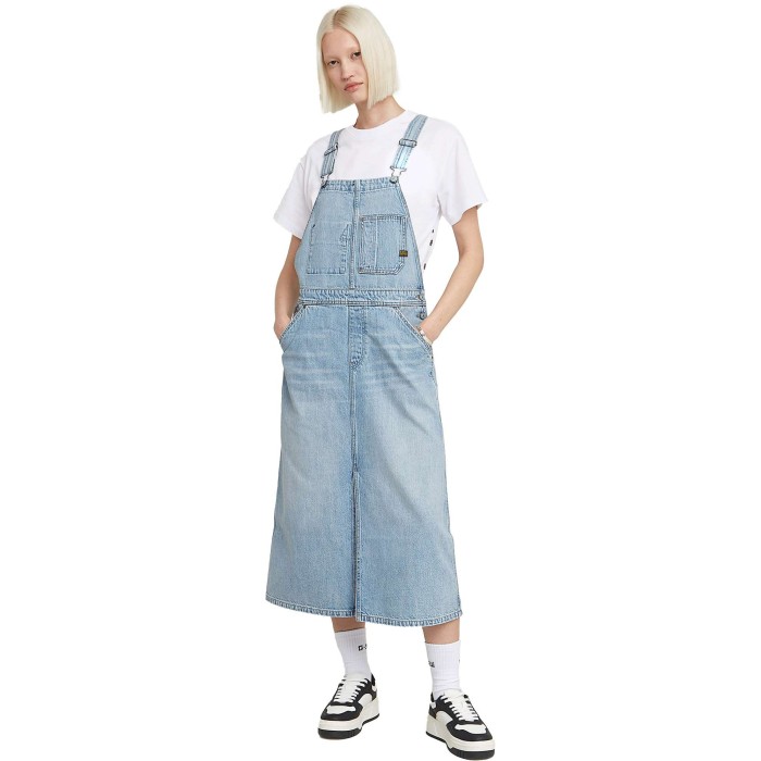 Midi Dungaree Dress wmn