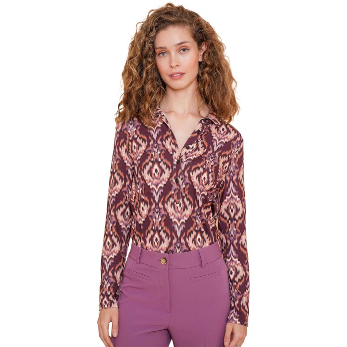 Blouse mauve