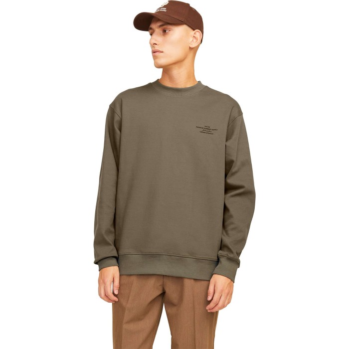 JPRBLACHAD BRANDING SWEAT CREW NECK LN Sea Turtle