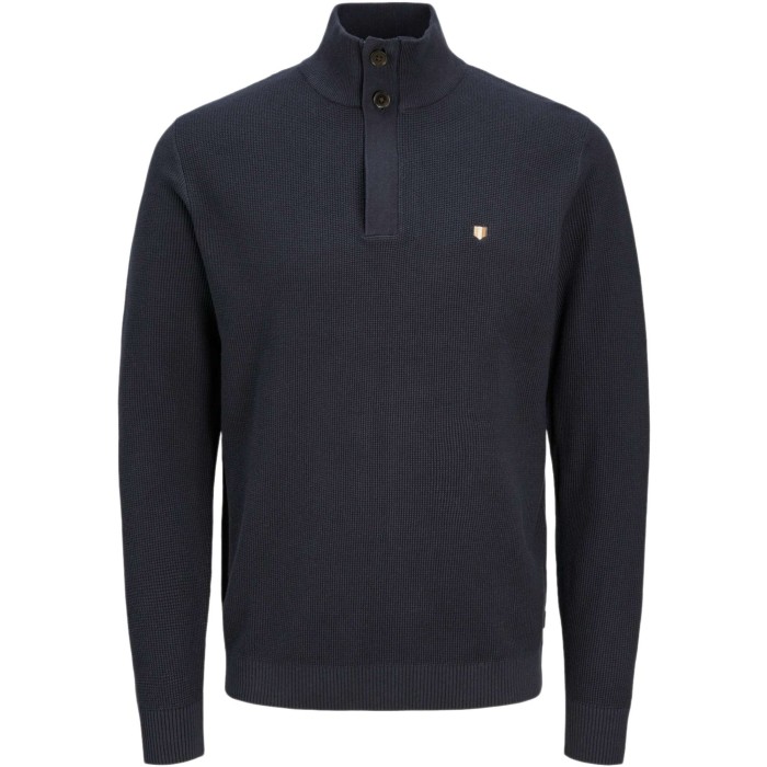 JPRBLURONY KNIT HALF ZIP Maritime Blue/Mariti