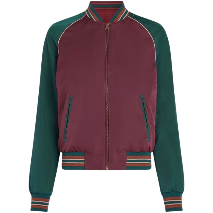 Reversible Bomber jacket Dazy windsor red