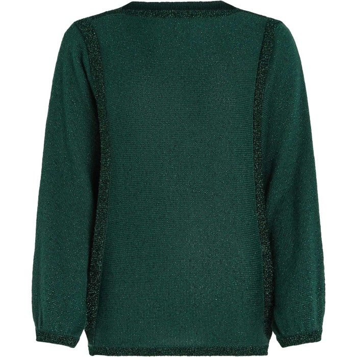 Azzura knip top 80s urban green