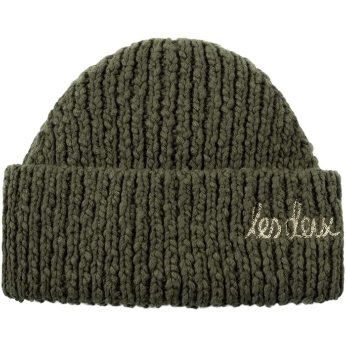 Errol Cotton Beanie Olive night