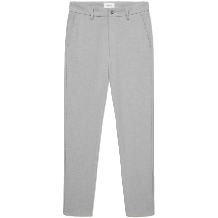 Como Reg Suit Pants Light Grey Mel