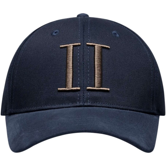 Baseball cap suéde dark navy