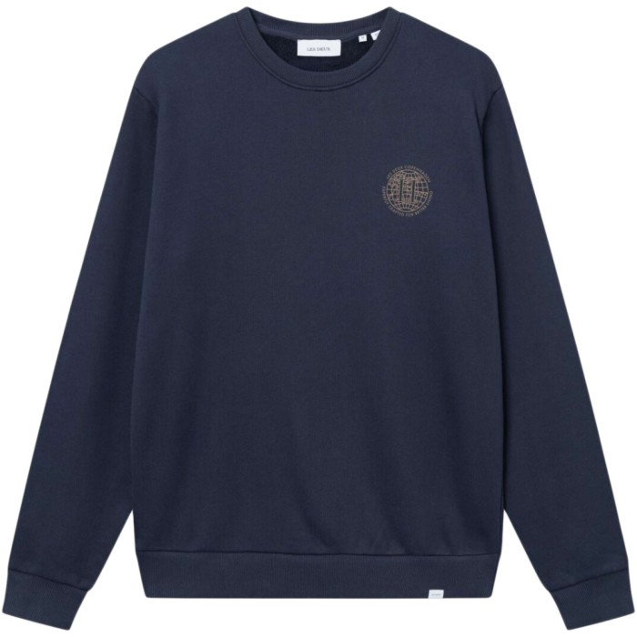 Globe Sweatshirt dark navy/brown