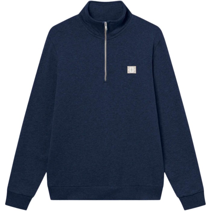 Piece half zip sweatshirt 2.0 Blueprint/ lt sand