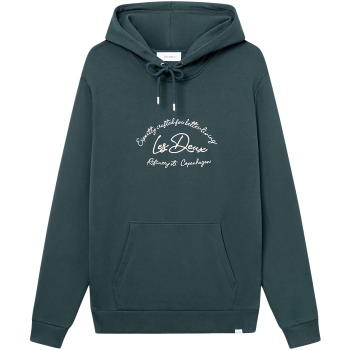 Camden Hoodie Pine green/ivory