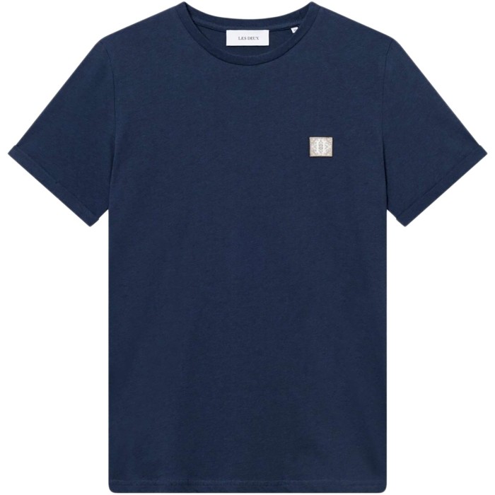 Piece T-shirt Mountain Blue print melange/lt sand