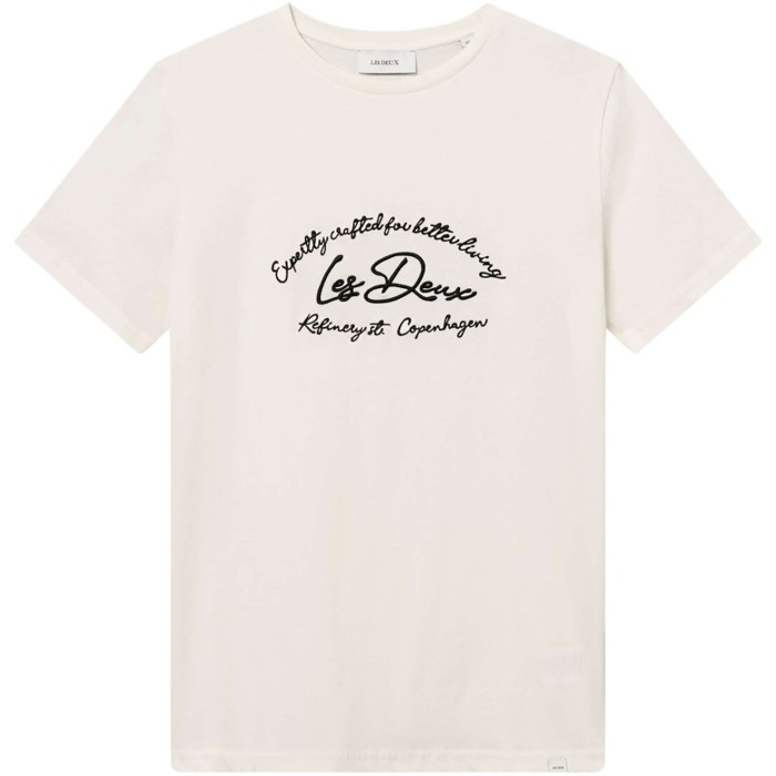 Camden T-shirt Mountain lt Ivory/black