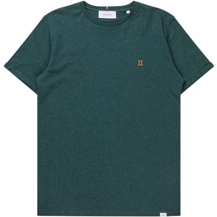 Norregaard T-shirt Pine green/orange