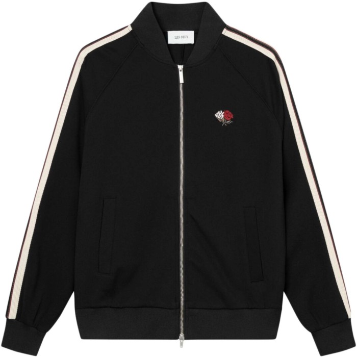 Sterling track jacket black/ivory