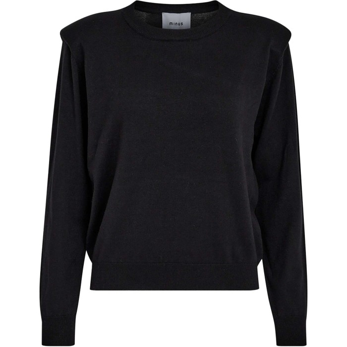 MSMekira solid knit pull black