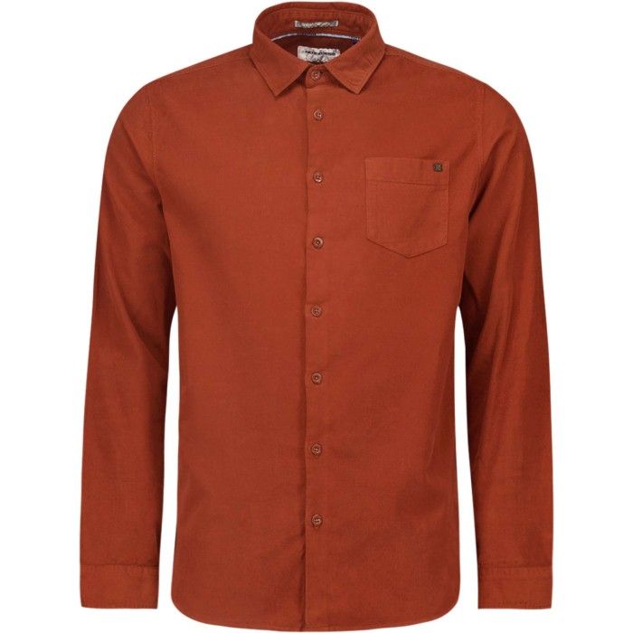 Shirt Corduroy Solid Rusty