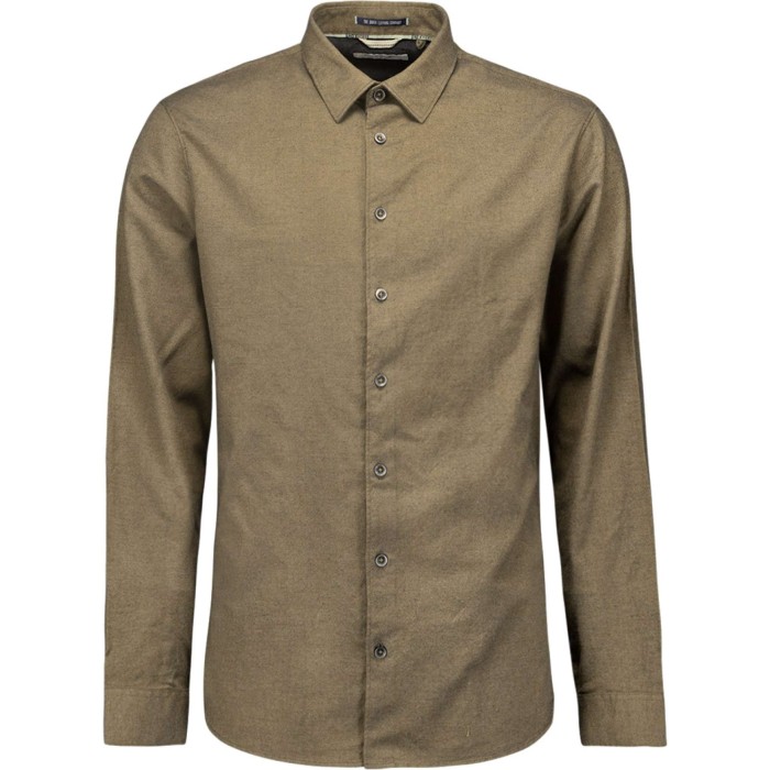 Shirt 2 Coloured Twill Khaki