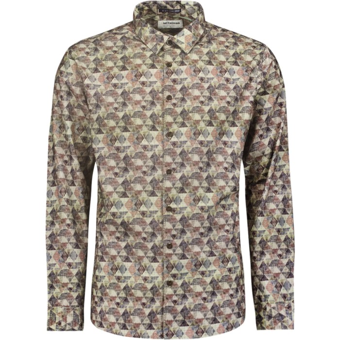 Shirt Allover Printed Corduroy Smoke