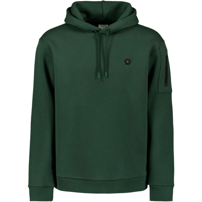 Sweater Hooded Dark Green