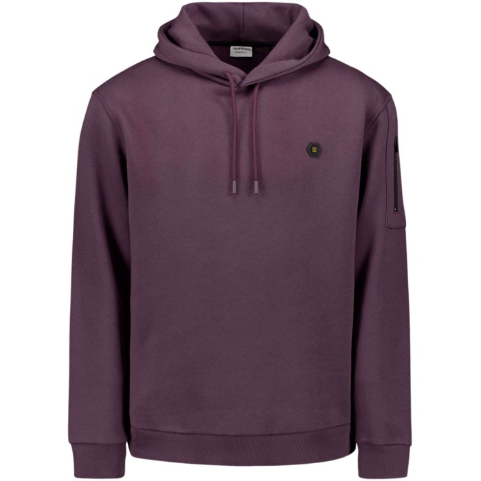 Sweater Hooded Aubergine