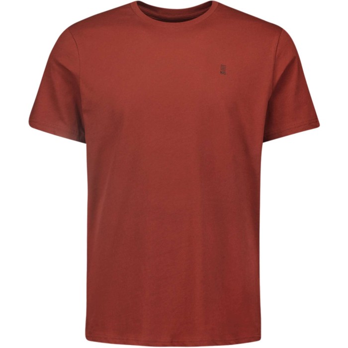 T-Shirt Crewneck Solid Basic Rusty