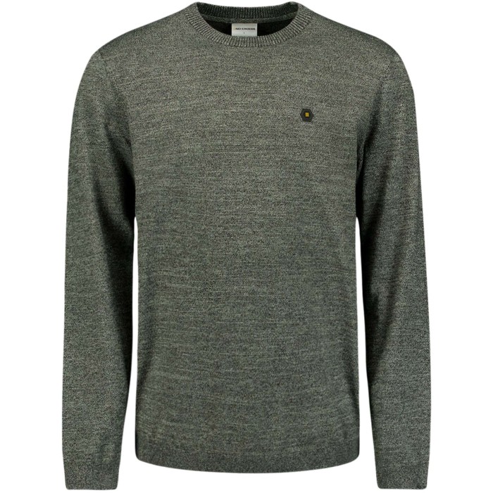 Pullover Crewneck 2 Coloured Melang Smoke