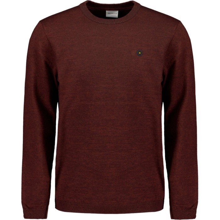 Pullover Crewneck 2 Coloured Melang Rusty