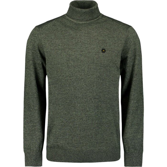 Pullover Rollneck 2 Coloured Melang Smoke