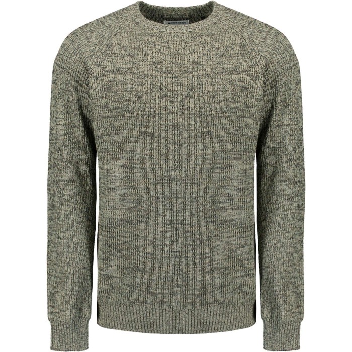 Pullover Crewneck 3 Coloured Rib Smoke