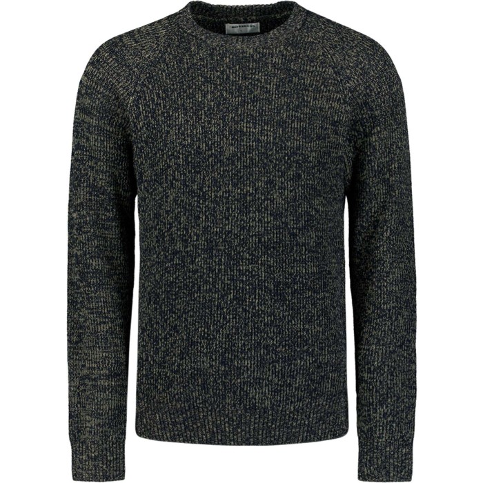 Pullover Crewneck 3 Coloured Rib Night