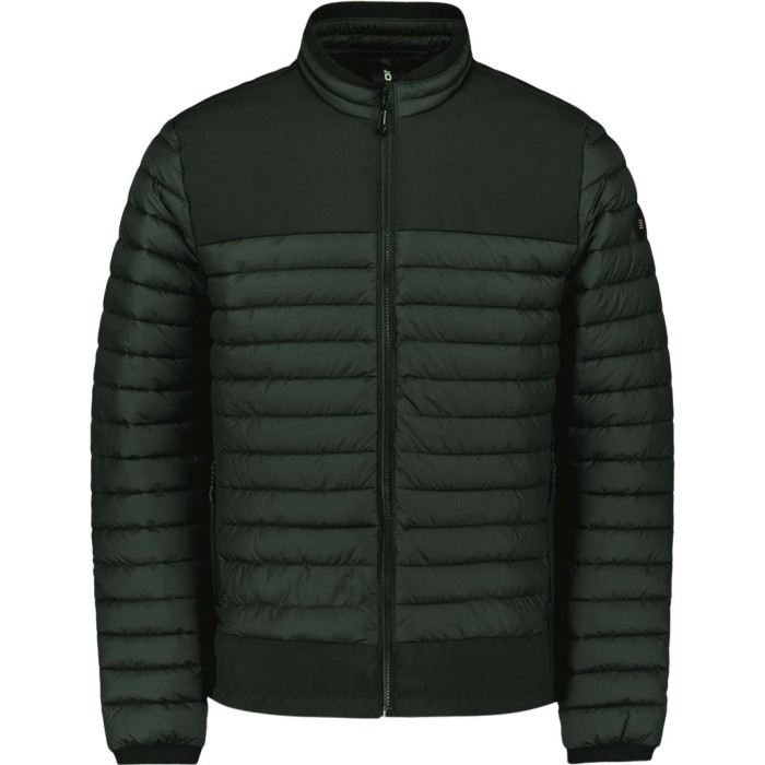 Jacket Short Fit Padded Dark Moss