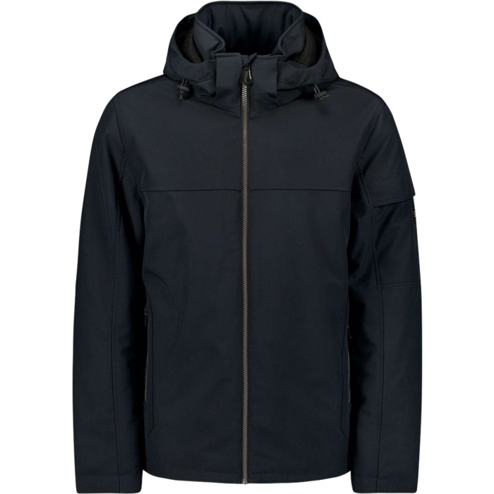 Jacket Short Fit Hooded Softshell S Night