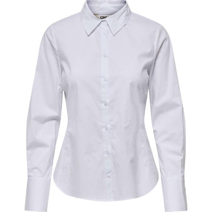 ONLMIRA LIFE LS FITTED SHIRT WVN Bright White