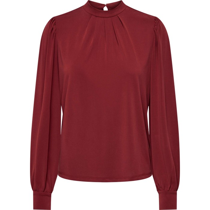 ONLFREE LIFE L/S MODAL HIGHNECK TOP JRS Syrah