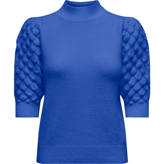 ONLANNLOUISE SS PULLOVER EX KNT Dazzling Blue