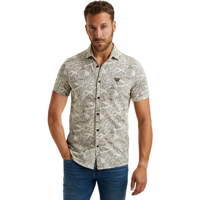 Short Sleeve Shirt Print on Jersey Birch