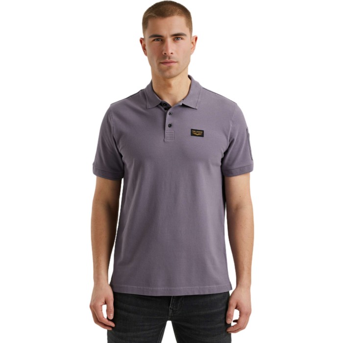 Short sleeve polo trackway polo Purple Sage