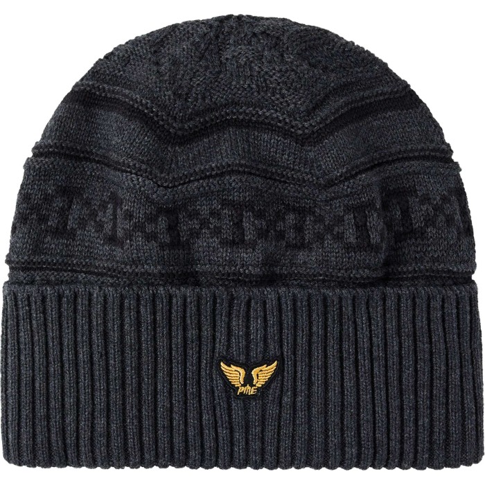 Beanie Knitted Antracite Melee