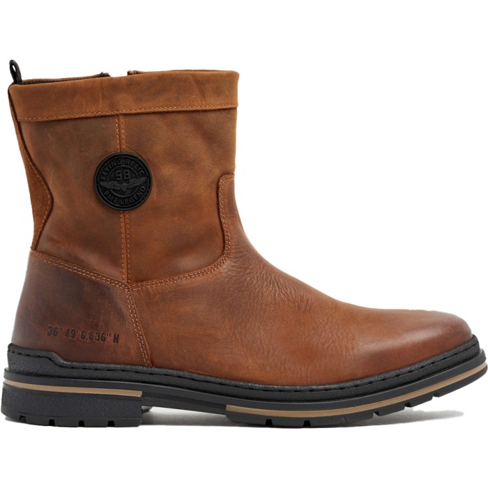 High boot fairsky cognac